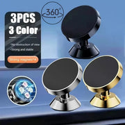 Supporto magnetico per telefono auto universale iPhone Xiaomi Huawei Samsung Adesivo - 3pcs Colors-Rotate - immagine 18