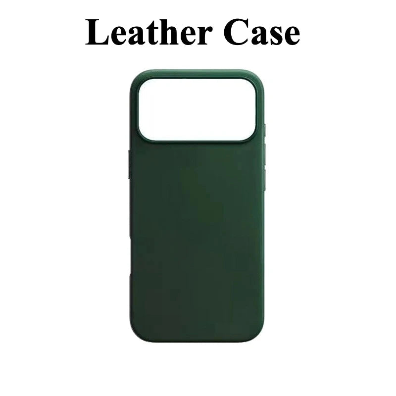 Per Apple Custodia in pelle Magsafe per IPhone 17 Pro Max 17 Air Custodia con ricarica wireless Cover magnetica 16 Pro Max con scatola