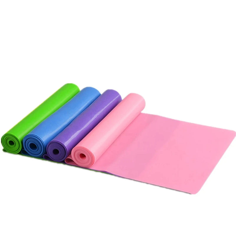 Fasce elastiche per yoga espansore cerchi fianchi portatili Pilates Cintura di - immagine 2
