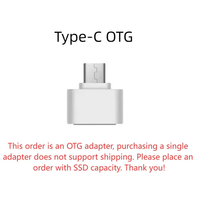 SSD esterno ad alta capacità 256TB HD esterno portatile 2TB Usb3.1 Potente disco a stato solido 1TB per laptop/computer/MAC/telefono