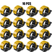 Campanello per Bicicletta in Lega da 2/4/8/16 Pezzi - 16 Pcs Gold - immagine 24