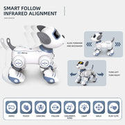 Telecomando intelligente Robot Dog Acrobazia elettronica Comando vocale Programmabile - immagine 4