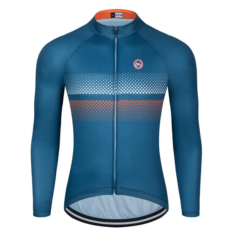 Maglia da ciclismo della squadra primavera/autunno maniche lunghe uomo camicia - immagine 15
