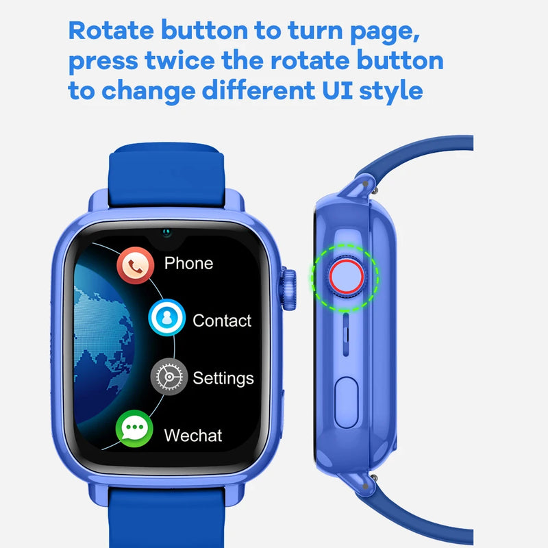 Smartwatch Bambini 4G GPS con Videochiamata e SOS – Orologio Intelligente con SIM, WiFi e Localizzatore - Campeda