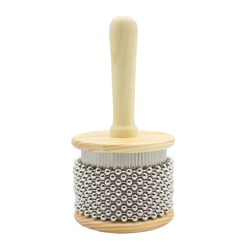 Cabasa in Legno SLADE Strumento a percussione educativo per bambini e principianti