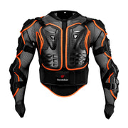 Giacca Protettiva Moto Integrale HEROBIKER – Armatura Completa Motocross Enduro Racing con Protezioni Schiena Petto Spalle Gomiti (S-4XL) - Campeda