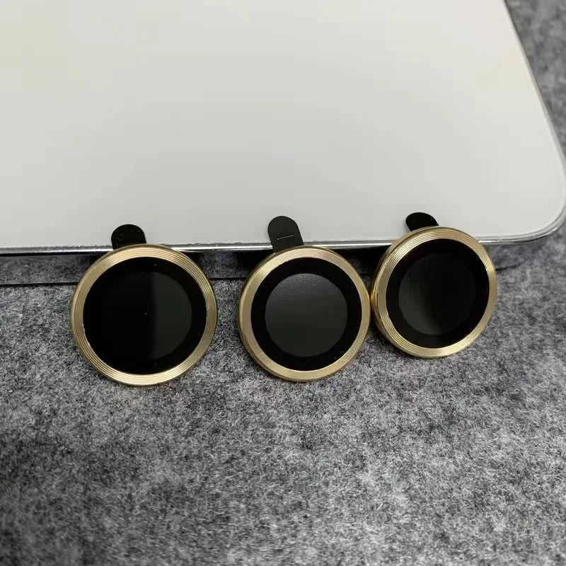 Pellicole per fotocamera in vetro temperato per iPhone 18 17 Pro Max - Gold 17pro 17proMax(3pcs - immagine 10