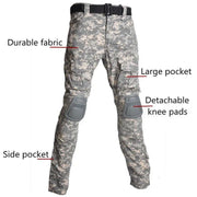 Tute tattiche da uomo Abbigliamento paintball all'aperto Uniforme tiro Combattimento - immagine 6