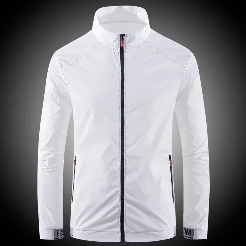Bomber uomo leggero MoonSpecial – giacca traspirante impermeabile con protezione UV per attività outdoor - Campeda