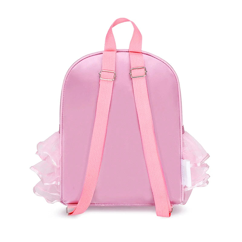 Borsa da Balletto Bambina Rosa – Zaino Danza per Ballerina Scuola e Allenamento