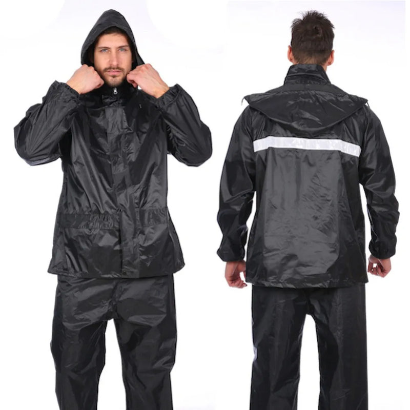 Set impermeabile e pantaloni antipioggia: copertura completa del corpo per condizioni - immagine 8