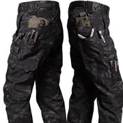 Pantaloni tattici cargo da esterno uomo multitasche impermeabili Abbigliamento lavoro