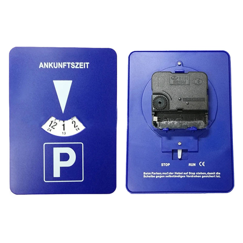 Disco di Parcheggio Portatile in Plastica con Timer per Visualizzazione Orario Arrivo