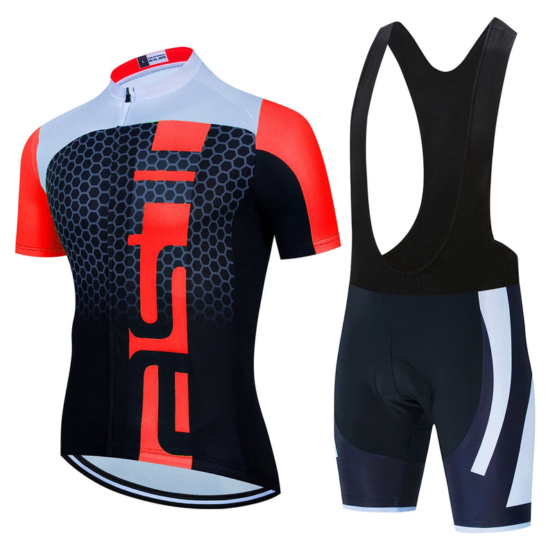 Set di maglie da ciclismo estive Ropa abbigliamento uomo - XZ-B3 Asian size-S - immagine 36