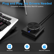 Manopola di controllo del volume USB Altoparlante computer PC Controller audio - immagine 6