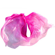 100% seta Performance Danza Tinta unita Texture leggera Velo Scialli Sciarpa da donna - immagine 11