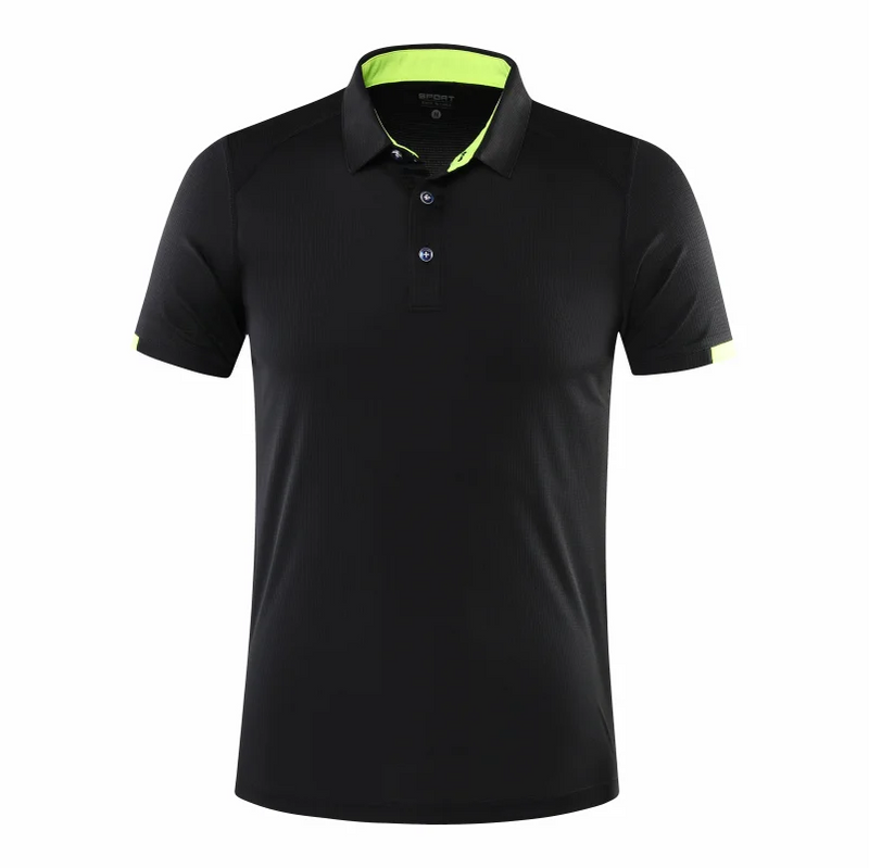 Polo da uomo a maniche corte in poliestere – traspirante, casual ed elegante per primavera ed estate - Campeda