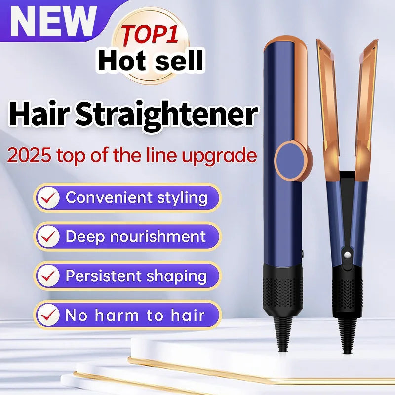 Professional Styling Tool Hair Straightener and Hair Dryer Heat-Up Iron Negative Ion Flat Iron Airstrait Home Hair Dryer