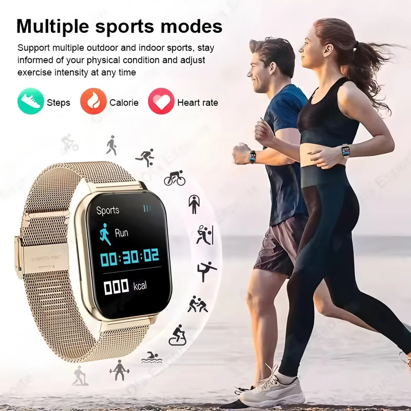 Nuovo SmartWatch Uomo Donna 2.02 Amoled BT Chiamata GPS Tracker NFC Sport Impermeabile Frequenza cardiaca Smart Watch Fitness Tracker