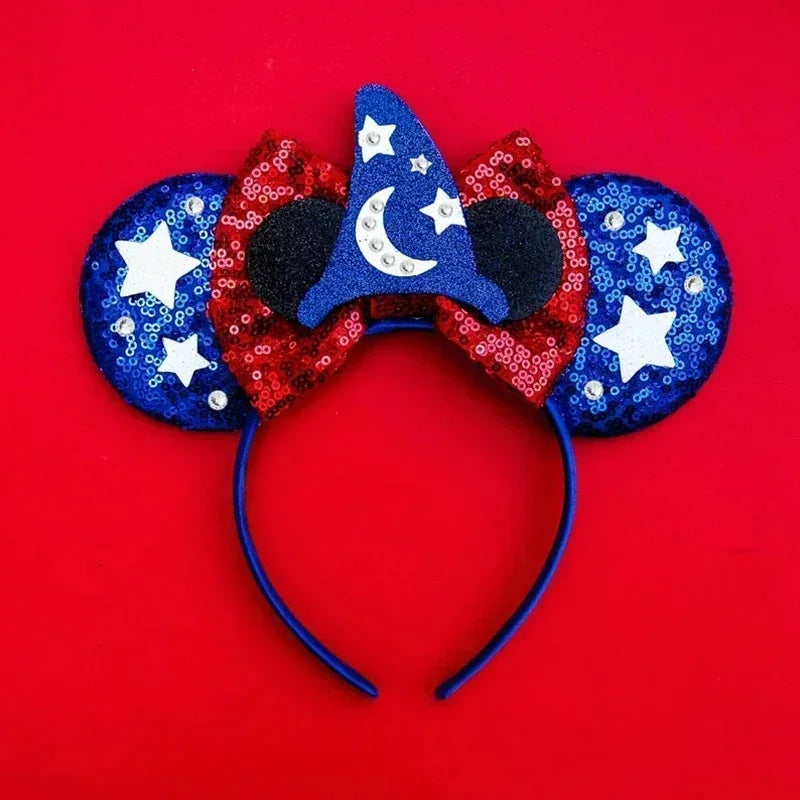Disney Pink Daisy Duck Bow Fasce per capelli Paillettes viola Fascia orecchie di - 26 - immagine 27