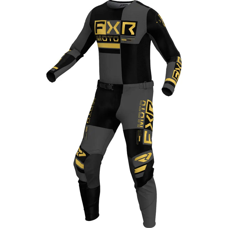 Kit Motocross FXR 2025 – Completo Maglia + Pantaloni Enduro MX, Set Abbigliamento Moto Off-Road Unisex - Campeda