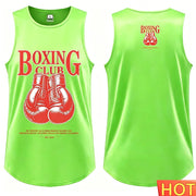 Canotta da boxe uomo t-shirt estiva girocollo senza maniche - immagine 9