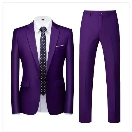 22 colori monopetto abiti da sposa formali abbigliamento uomo moda semplice Business - immagine 17