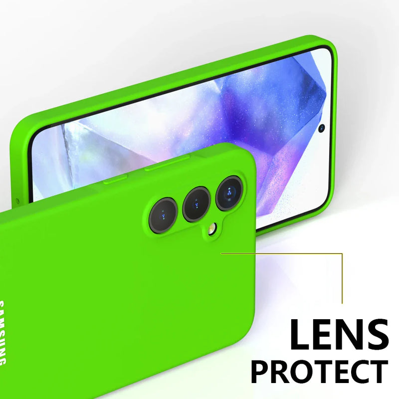 Nuovo Per Samsung Galaxy A56 Custodia In Silicone Liquido A 56 55 54 36 5G Della Copertura Funda Coque Morbido TPU Del Telefono Paraurti Per A55 A56 A36 A35 A16