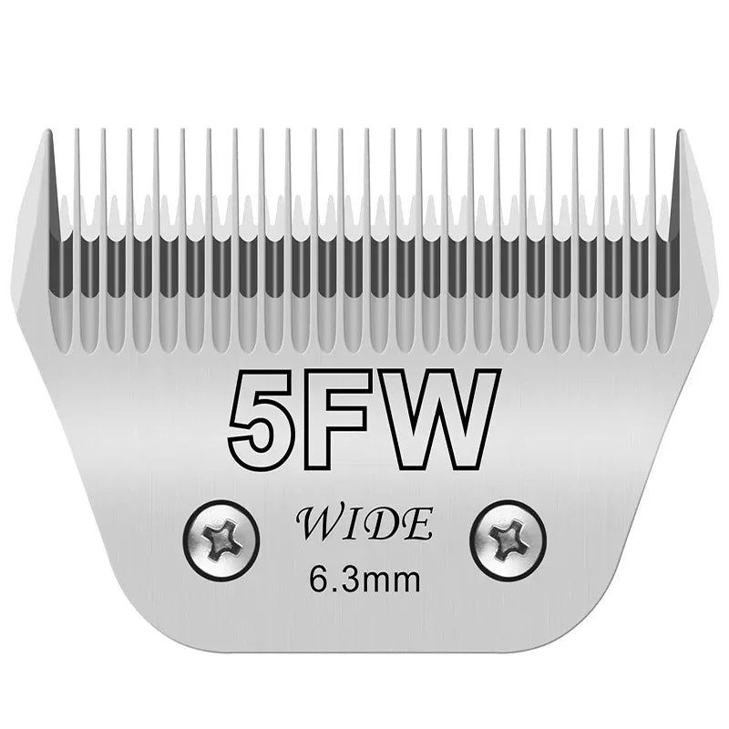 Lama in ceramica staccabile per cani e gatti compatibile con Andis,Oster A5 e 76, tagliapeli per animali serie Wahl KM 10