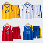 Tuta da basket estiva per BAMBINI Gilet sportivo ragazzi e ragazze Pantaloncini - immagine 14
