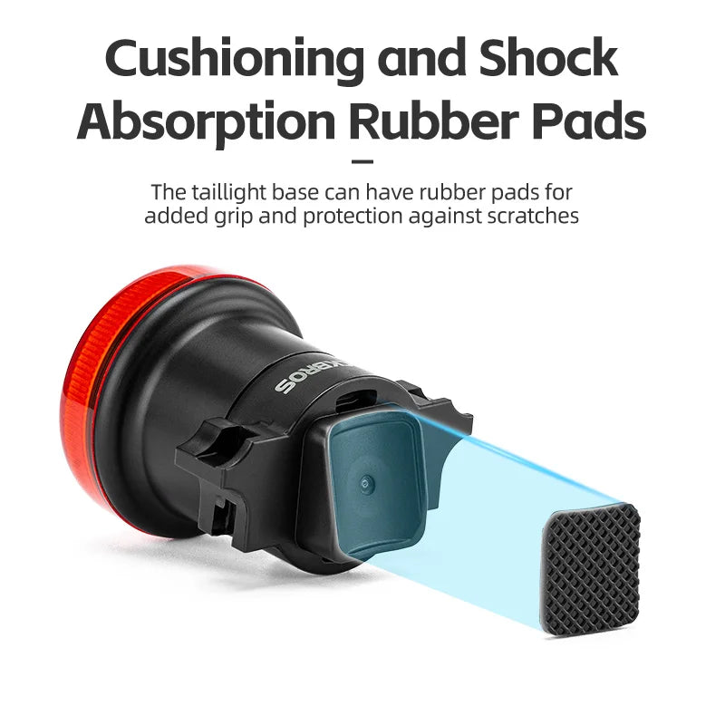 ROCKBROS Fanale posteriore per ciclismo Smart Brake Impermeabile in alluminio - immagine 4