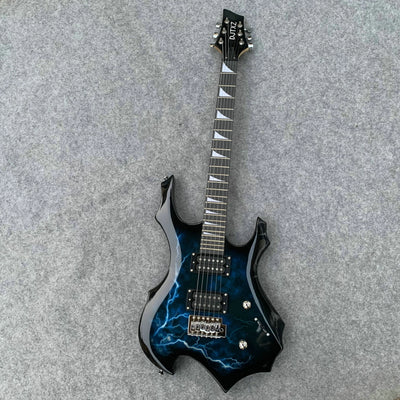 Chitarra Elettrica Lightning Bolt Stile rock, performance potente e perfetta per iniziare o esibirsi