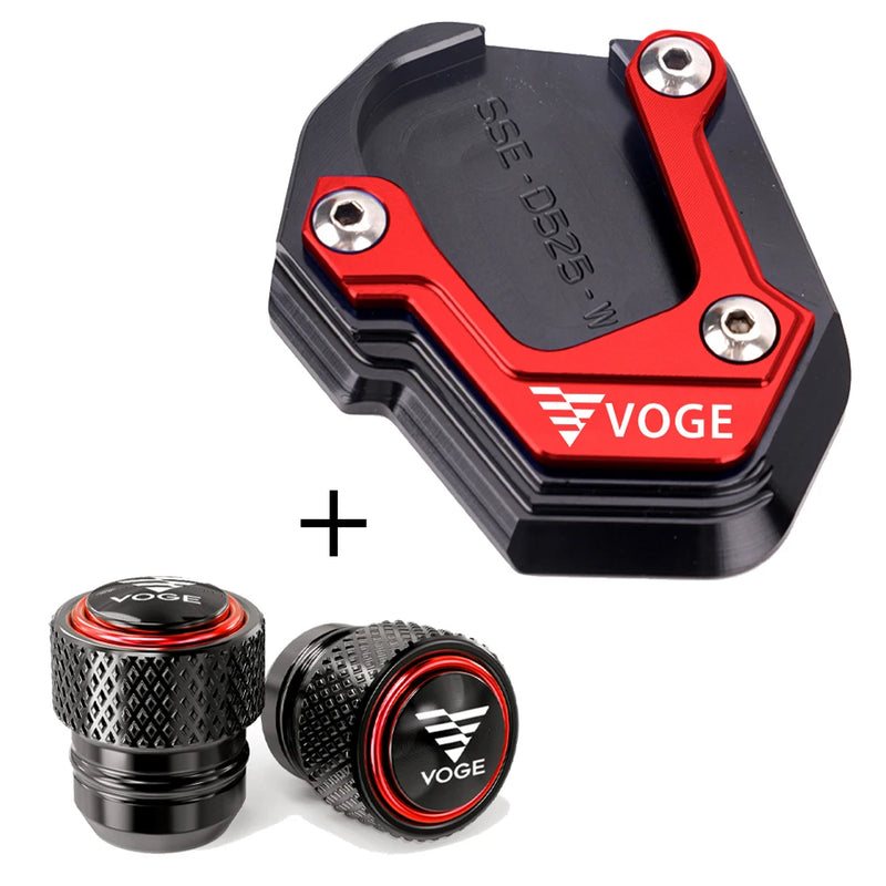 Estensione Cavalletto Laterale Moto VOGE DS900X DS525X DS625X 300 Rally – Base Maggiorata Antiscivolo in Alluminio CNC