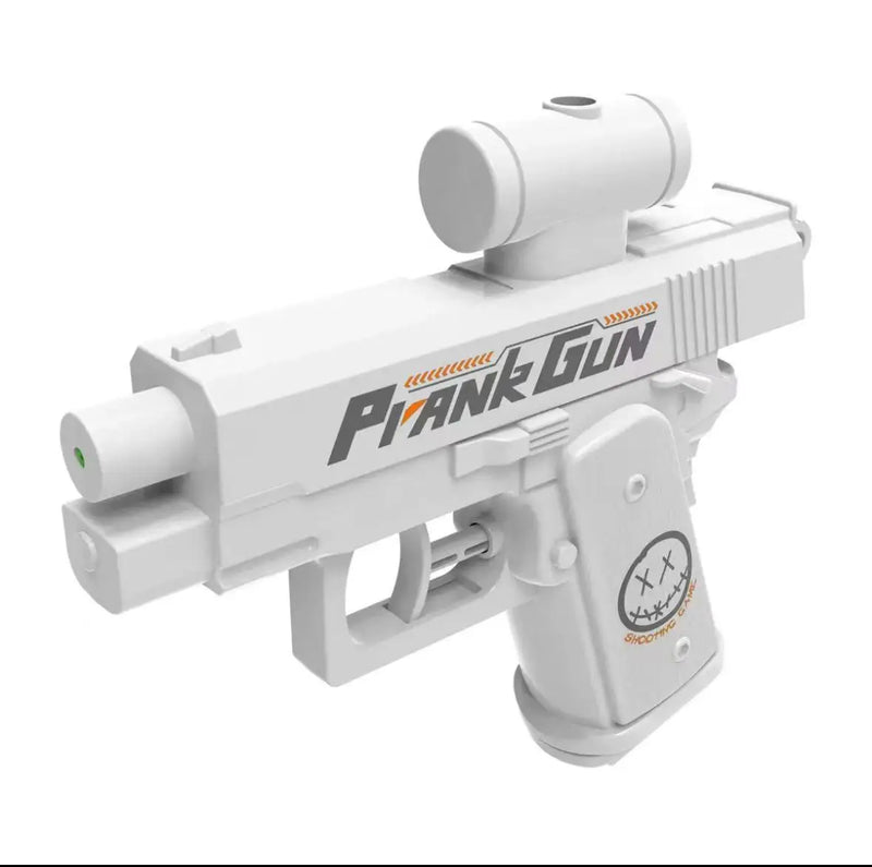 Divertente pistola ad acqua inversa bifacciale - Giocattolo scherzo estivo, mini spruzzatore d'acqua tattico per bambini e adulti, lotta in acqua sulla spiaggia in piscina