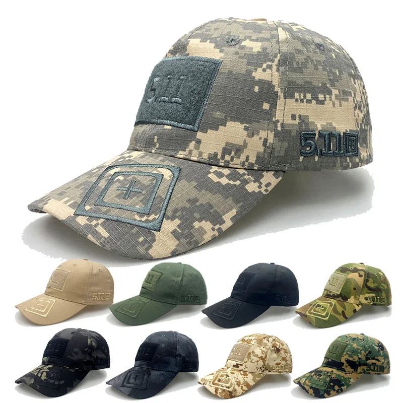 Cappello da Baseball Multifunzione Mimetico Traspirante con Protezione Solare per