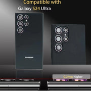 Anelli protettivi con diamanti per obiettivi fotocamera Samsung Galaxy S24 Ultra