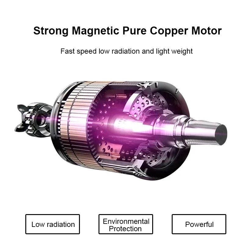 2200W Hair Dryer Powerful Professional Hair Dryer Fast Heating Hot and Cold Adjustment Ionic Hair Dryer with Air Collection