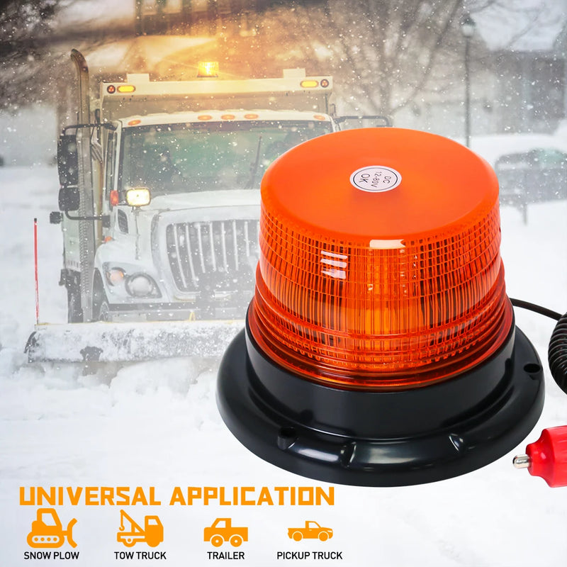 Auto Camion Tetto Top Spia Emergenza LED Luce Stroboscopica Lampeggiante - immagine 4