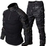 Kit tattici Tute mimetiche da esterno per uomo Uniforme combattimento Pantaloni - immagine 10