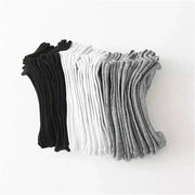 Set 20 calzini da uomo YIQXLICC – sottili, traspiranti, in cotone e poliestere, taglio basso alla caviglia, casual e business EU 38-45 - Campeda