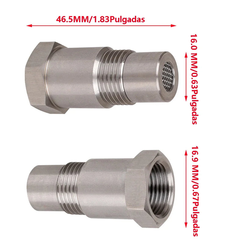 Adattatore Sensore Ossigeno O2 M18x1.5 in Acciaio Inox – Distanziatore Catalizzatore per Eliminare Spia Motore (P0420 P0430)