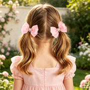 Fiocchi per capelli bambine set da 2 pezzi graziosi a doppio strato - FQ5630-2A-11 - immagine 16