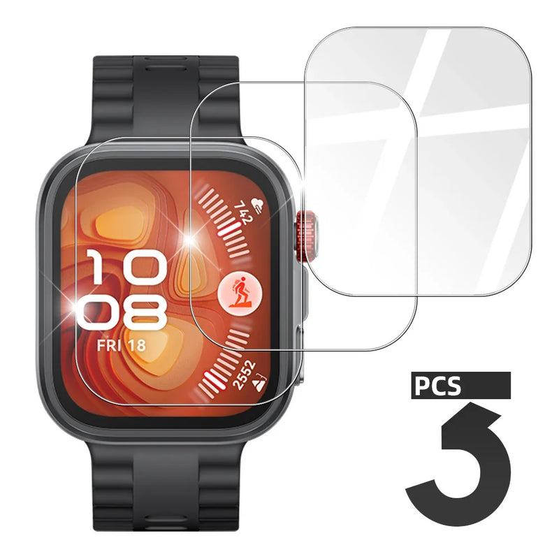 9H Tempered Glass for Huawei Watch Fit 4 Pro, Premium Screen Protector HD Clear Durable Anti-Scratch Protective Film Accessories