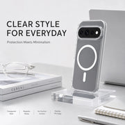 Lereach per Google Pixel 11 Pro XL 11Pro Custodia Magnetica Trasparente Ultra-Sottile - immagine 4