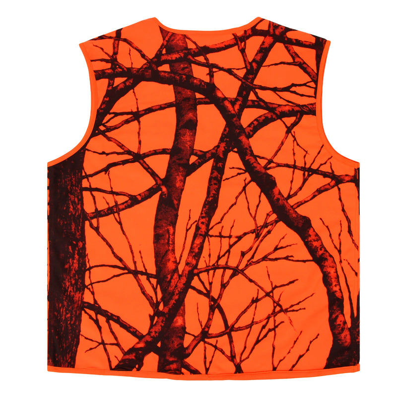 GUGULUZA M-4XL Gilet da esterno uomo Escursionismo Pesca Campeggio Caccia arancione - immagine 2