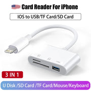 Lettore di Schede USB per iPhone Visualizzatore Foto da Fotocamera Caccia - immagine 10