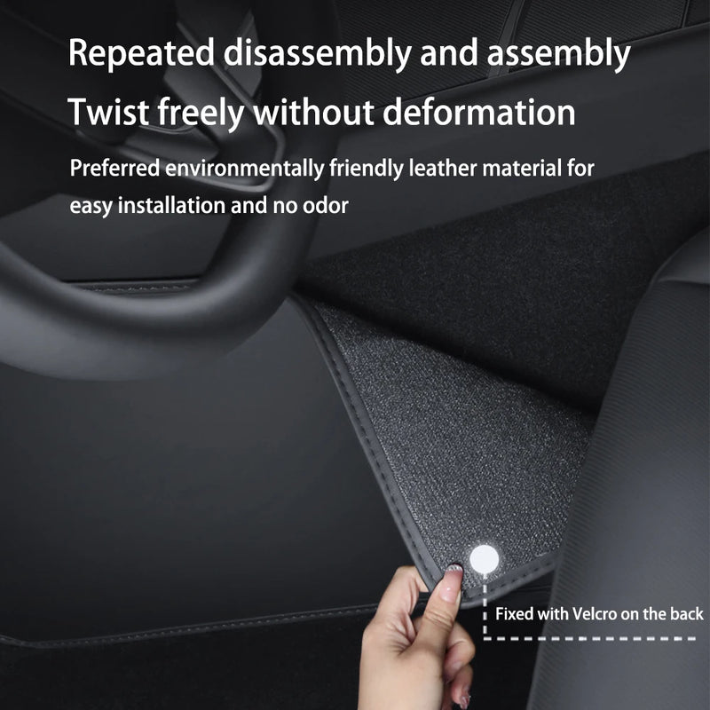 Per Tesla ModelY Juniper Centro di Controllo Lato Anti-calcio Pad In Pelle Anti-sporco