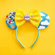 Disney Pink Daisy Duck Bow Fasce per capelli Paillettes viola Fascia orecchie di - immagine 17