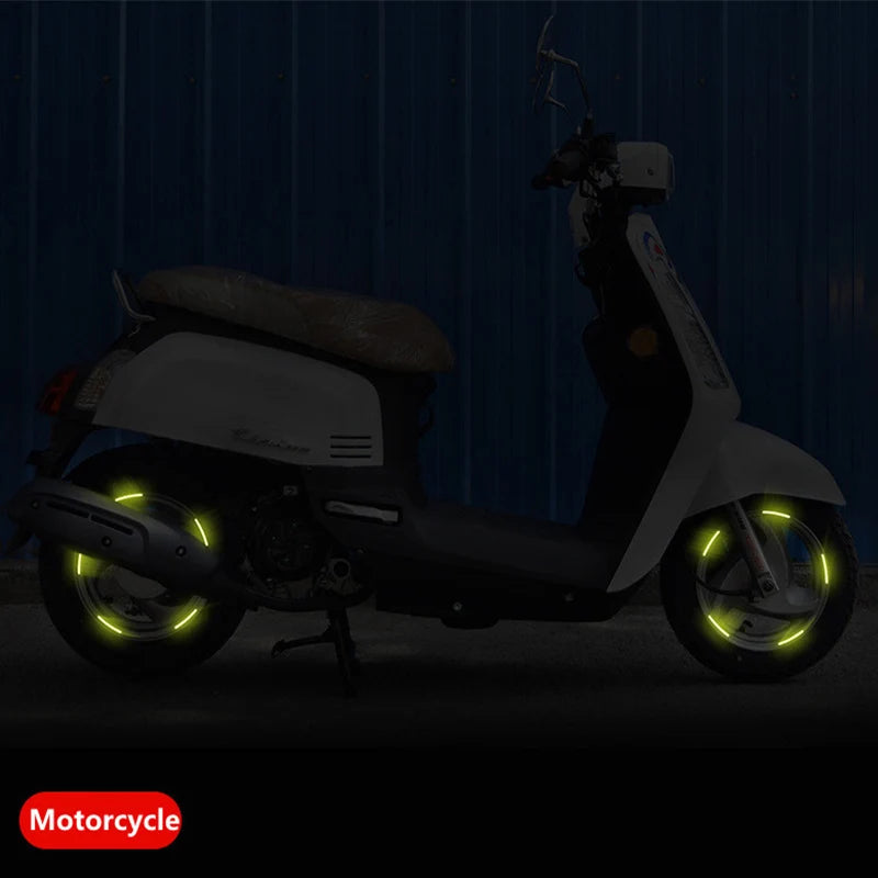 Adesivi Riflettenti Auto – Strisce di Sicurezza per Porte e Carrozzeria, Alta Visibilità - Campeda