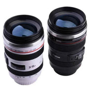 Tazza con obiettivo da caffè EF24-105mm per fotocamera in acciaio inossidabile da 380 ml Tazze da caffè bianche nere Tazze da caffè regalo creativo